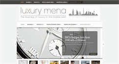 Desktop Screenshot of luxurymena.com